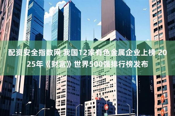 配资安全指数网 我国12家有色金属企业上榜 2025年《财富》世界500强排行榜发布