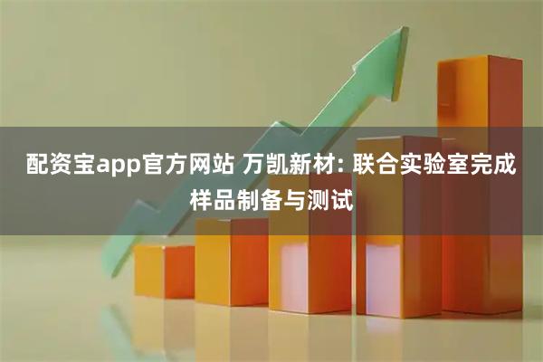 配资宝app官方网站 万凯新材: 联合实验室完成样品制备与测试