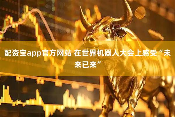 配资宝app官方网站 在世界机器人大会上感受“未来已来”